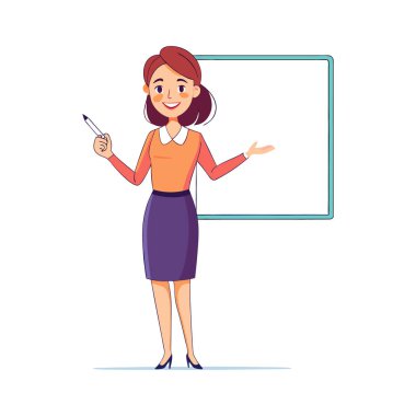 Sınıftaki iş kadını öğretmeni..