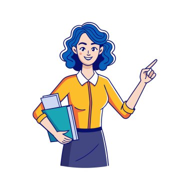 Pano karakterli genç bir kadın.