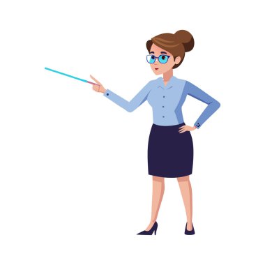 Pano avatar karakter vektörüne sahip iş kadınları