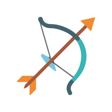 Bir yay okunun vektör çizimi