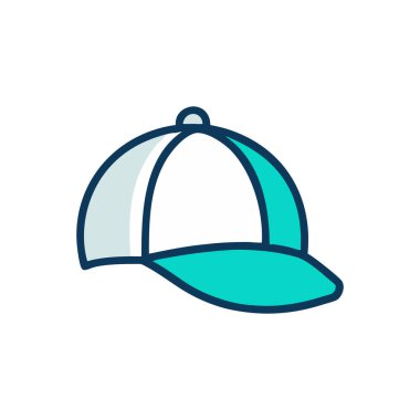 kapak ve şapka vektör simgesi