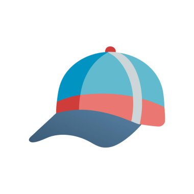 beyzbol şapkası simgesi vektör çizimi tasarımı