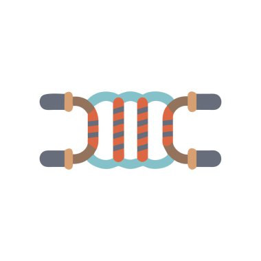 ağ ve mobil uygulama tasarımı, halat logosu konsepti için beyaz arkaplan üzerinde ip simgesi çizimi