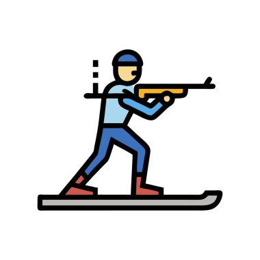 paintball oyuncusu simgesi, özet biçimi