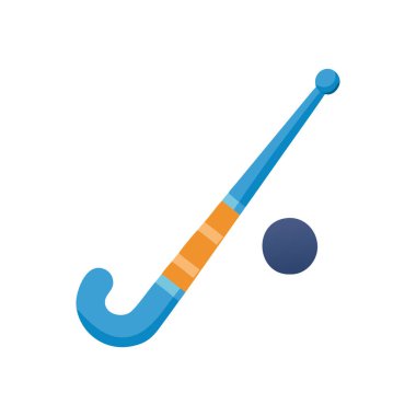 Web için beyaz arkaplan üzerindeki hokey simgesi