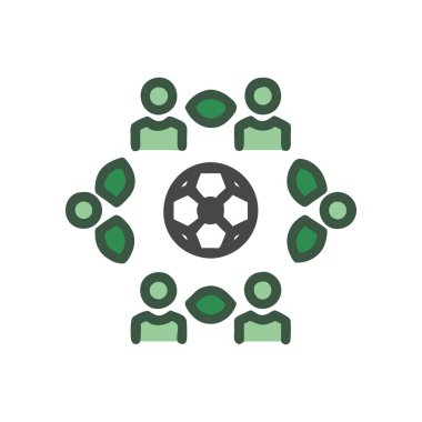 İnsan simgesinin vektör illüstrasyonu