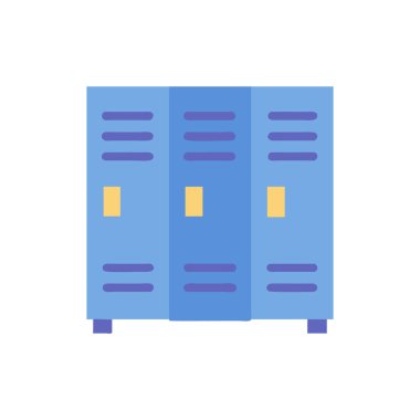 sunucu vektörü düz renk simgesi