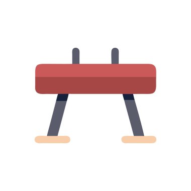 benç düz renk vektörü simgesi