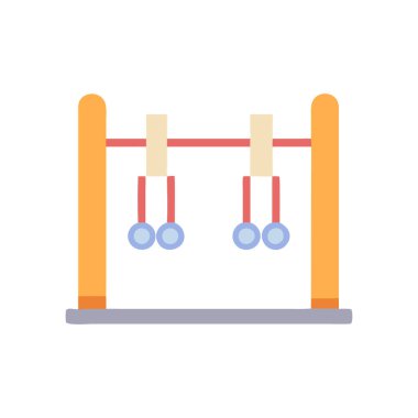 Sporun düz vektör simgesi tasarımı