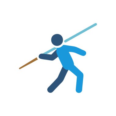 Kılıçlı bir adam. vektör.