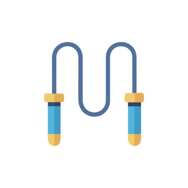 halat simgesi vektörü. İnce çizgi işareti. izole edilmiş sınır sembolü çizimi