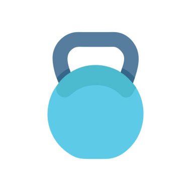 Kettlebell ikon vektör çizimi