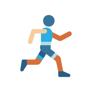 çalıştırma simgesi. vektör illüstrasyonu