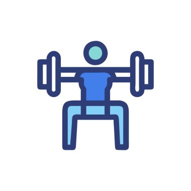 Halter simgesi vektörde. logotype - doodle