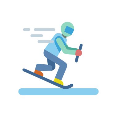 kayak simgesi vektör illüstrasyonu