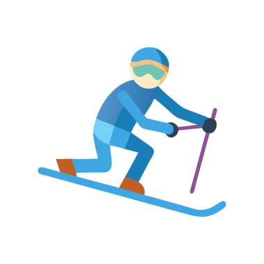 Kayak simge vektör çizim