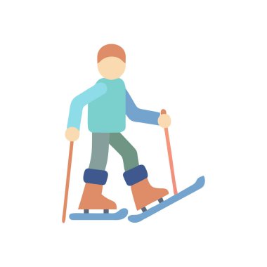 Snowboard ikonu vektörü. İnce çizgi işareti. izole edilmiş sınır sembolü çizimi