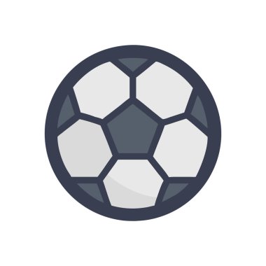 Vektör çizimi, düz simge. top