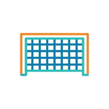 futbol ikonu vektör illüstrasyonu