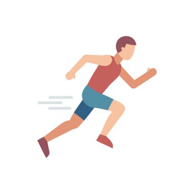 çalışan çalıştırıcı düz simgesi