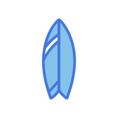 Mavi tüy ikonu. Vektör çizimi. Beyaz izole arkaplanda mavi tüy sembolü