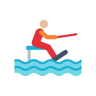 Kayık vektörü düz tasarım