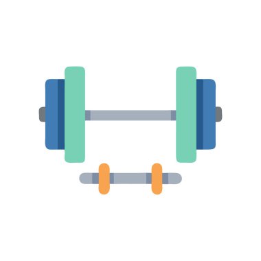 Spor aletleri ikon vektörü. İnce çizgi işareti. izole edilmiş sınır sembolü çizimi