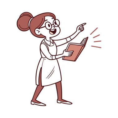 Dosyası olan kadın doktor.