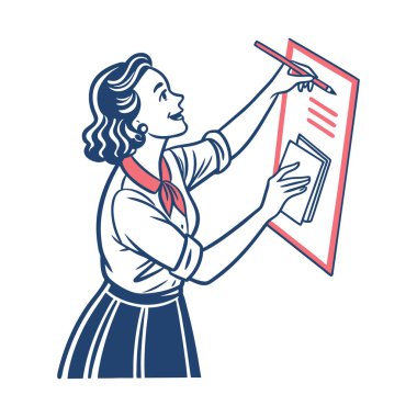 genç kadın öğrenci kitap ile