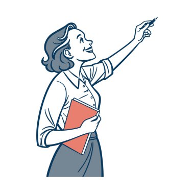 Tablet aygıtı olan kadın