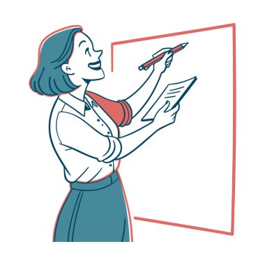 iş kadını ile yönetim kurulu