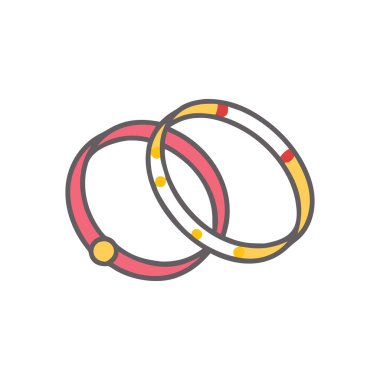 Modern ve eksik simgenin vektör illüstrasyonu