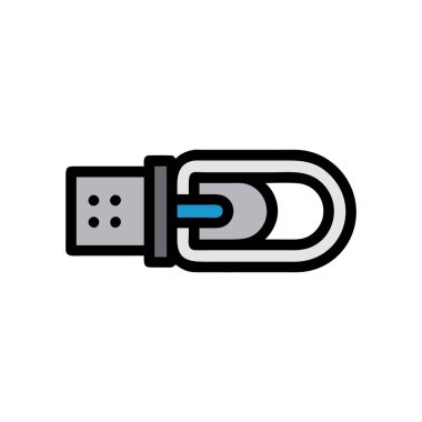 Beyaz arkaplan üzerindeki dolgu vektör simgesi