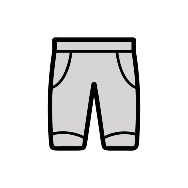 Kişisel ve ticari kullanım için pantolon vektörü simgesi simgesi vektör çizimi..