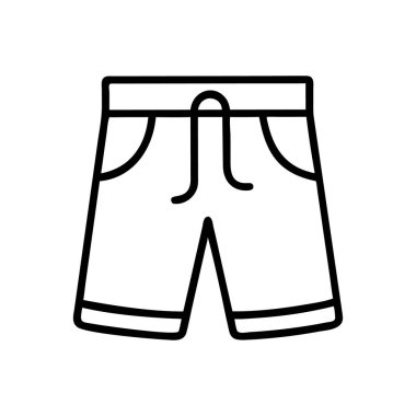 kısa vektör ince çizgi simgesi