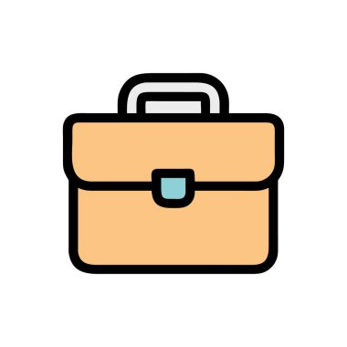 evrak çantası ikonu vektör illüstrasyonu