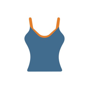 kadın iç çamaşırı düz simge vektör tasarımı