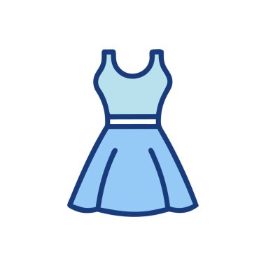 Şeffaf bir arkaplanda elbise vektör çizimi. konsept ve grafik tasarım için yüksek kalite... vuruş simgesi.