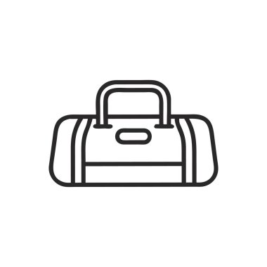 bavul simgesi, vektör çizimi