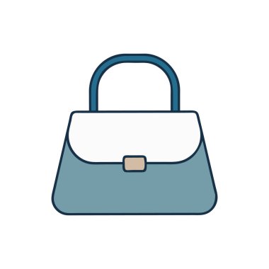 el çantası simgesi vektör illüstrasyonu