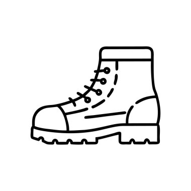 Çizme vektörü ince çizgi simgesi