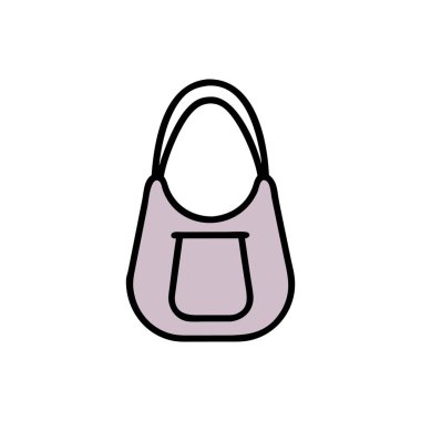 Alışveriş poşeti ikonu. Alışveriş çantası tasarımı. vektör grafiği