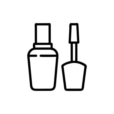 Kozmetik simgesi, vektör illüstrasyonu