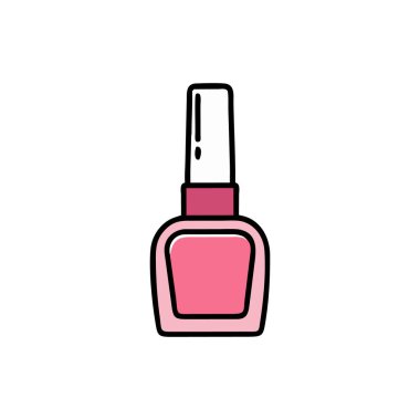 tırnak cilası kutsal kişilerin resmi, vektör çizim