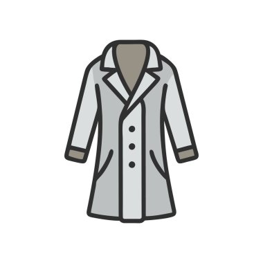 örtü vektörü düz simgesi