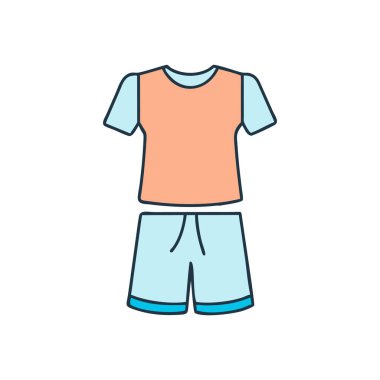 giysi doldurulmuş vektör simgesi tasarımı