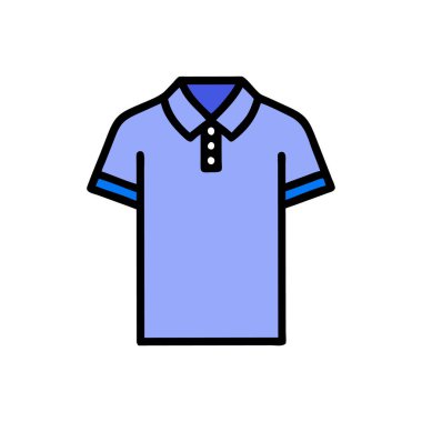 shirt simgesi vektör illüstrasyonu