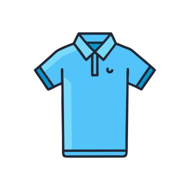 shirt simgesi vektör illüstrasyonu