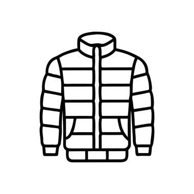 Kış giysileri kutsal kişilerin resmi, vektör çizim