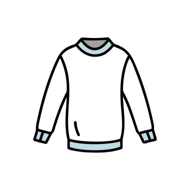 Süveter Vektörü Simgesi Tasarımı